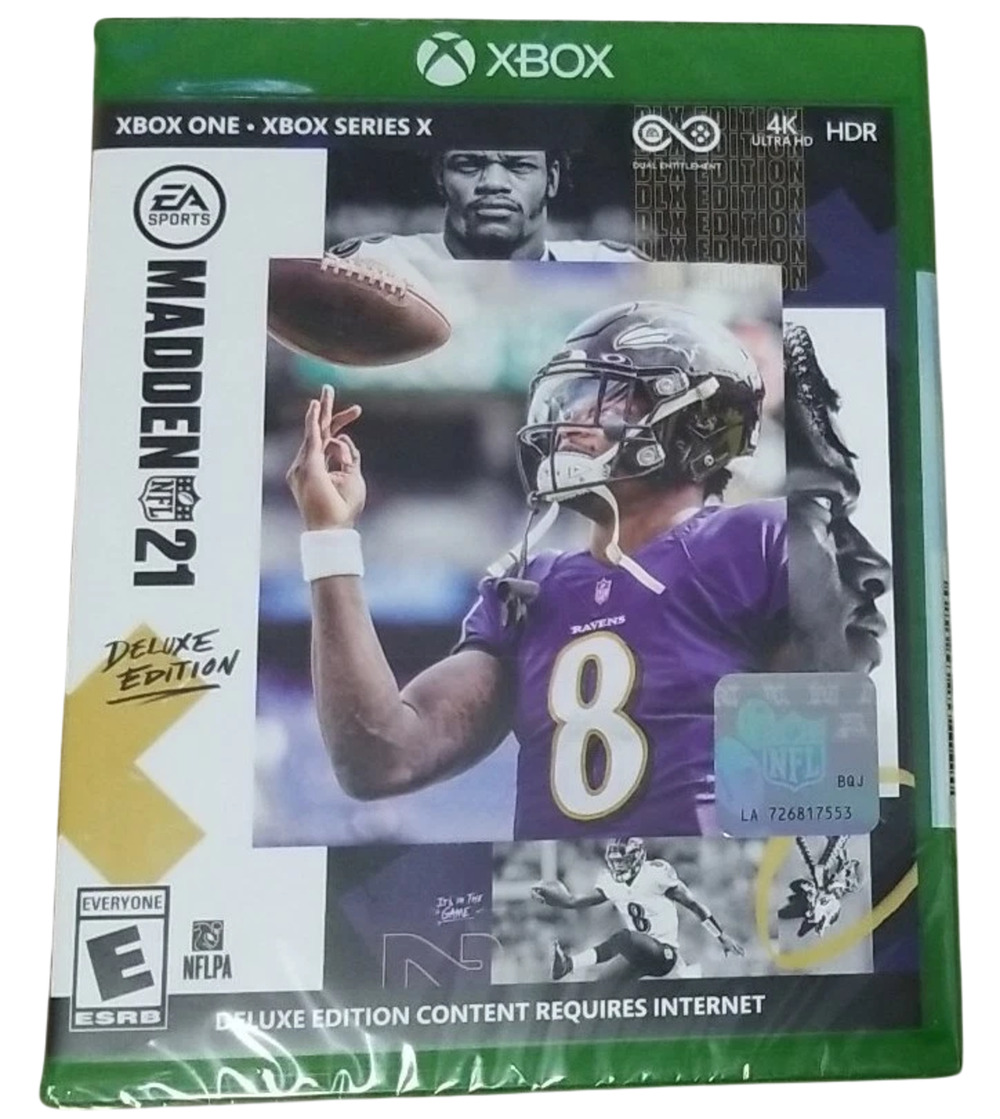 Madden NFL 21 Deluxe Edition Xbox One Xbox Series X Complete EA Sports New